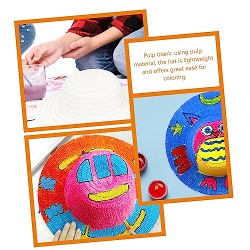 SHERCHPRY 6 Stück Teiliges Diy Strohhut Weiße Blanko Graffiti Hüte aus Leichtem Stroh Kreative Malmützen für Tanzparty für Jahre Jungen und Mädchen SHERCHPRY 6 Stück Teiliges Diy Strohhut Weiße Blanko Graffiti Hüte aus Leichtem Stroh Kreative Malmützen für Tanzparty für Jahre Jungen und Mädchen von SHERCHPRY