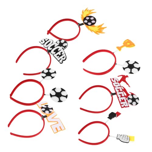 SHERCHPRY 7 Stück Teiliges Fußball Stirnband Handgefertigt Einzigartiges Design Komfortabel und Praktisch für Sportwettbewerbe Fußballspiele Foto Requisiten Passende Party Accessoires SHERCHPRY 7 Stück Teiliges Fußball Stirnband Handgefertigt Einzigartiges Design Komfortabel und Praktisch für Sportwettbewerbe Fußballspiele Foto Requisiten Passende Party Accessoires von SHERCHPRY