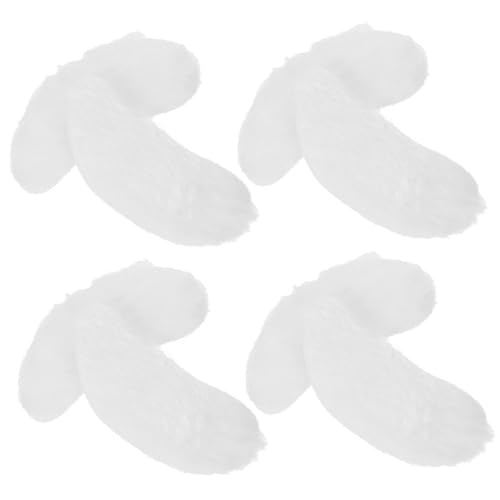 SHERCHPRY 8 Paare Weihnachtsmann Augenbrauen hoch Erwachsene klein Gesicht buschig Fake augenbrauen faschingsaccessoires DIY künstliche Augenbrauen Cosplay Karneval Augenbraue Baumwolle Weiß von SHERCHPRY