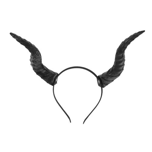 SHERCHPRY Abnehmbares Hörner-headband Pu-material Elastisch Unisex Halloween Cosplay Party Zubehör Für Damen Herren Kostüm Festliche Verkleidung SHERCHPRY Abnehmbares Hörner-headband Pu-material Elastisch Unisex Halloween Cosplay Party Zubehör Für Damen Herren Kostüm Festliche Verkleidung von SHERCHPRY