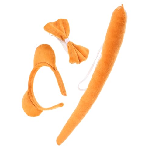 SHERCHPRY Bärenohren Kostümset für Erwachsene und Tierohren Haarreif und Fliege für Halloween Cosplay und Themenpartys Komfortable Tierkostüm Accessoires von SHERCHPRY