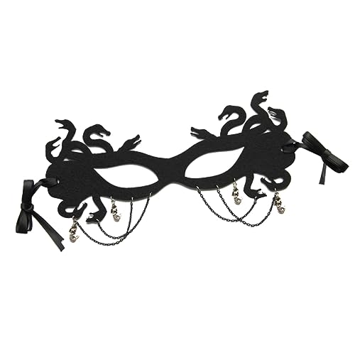 SHERCHPRY Basilisk Spielmaske Halloween-requisiten Halloween-frauenmasken Cosplay-hälfte Maskerade Kostümzubehör Party Cosplay-maske Halloween-maske Maskerademaske Stoff SHERCHPRY Basilisk Spielmaske Halloween-requisiten Halloween-frauenmasken Cosplay-hälfte Maskerade Kostümzubehör Party Cosplay-maske Halloween-maske Maskerademaske Stoff von SHERCHPRY
