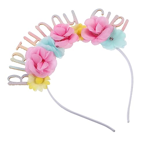 SHERCHPRY Blumenkranz Geburtstags Stirnband mit Realistischen Blüten Krone für Geburtstagsfeiern Leicht und Bequem Jede Partydekoration Stilvolles Haaraccessoire für Damen SHERCHPRY Blumenkranz Geburtstags Stirnband mit Realistischen Blüten Krone für Geburtstagsfeiern Leicht und Bequem Jede Partydekoration Stilvolles Haaraccessoire für Damen von SHERCHPRY
