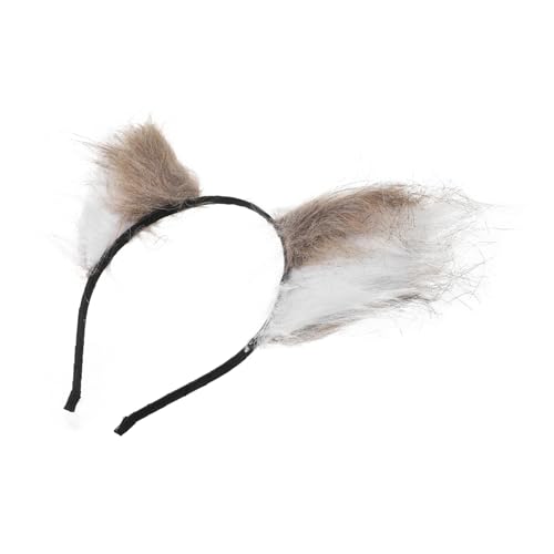 SHERCHPRY Cosplay Haarreif mit Fuchsohren Lustiges Tierkopfband für Kostümfeiern Maskerade und Geburtstagsfeiern für Weihnachten und Versammlungen von SHERCHPRY