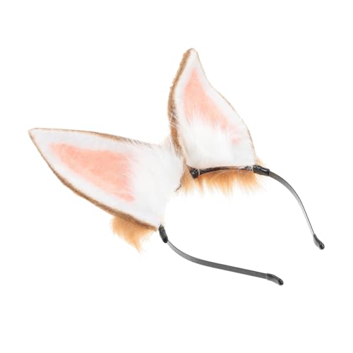 SHERCHPRY Cosplay Stirnband mit Hasenohren Realistisches Tierohren Design Leichtes Festival Accessoire für Karneval Party und Cosplay Bequemes Rutschfestes Haarband für Damen von SHERCHPRY