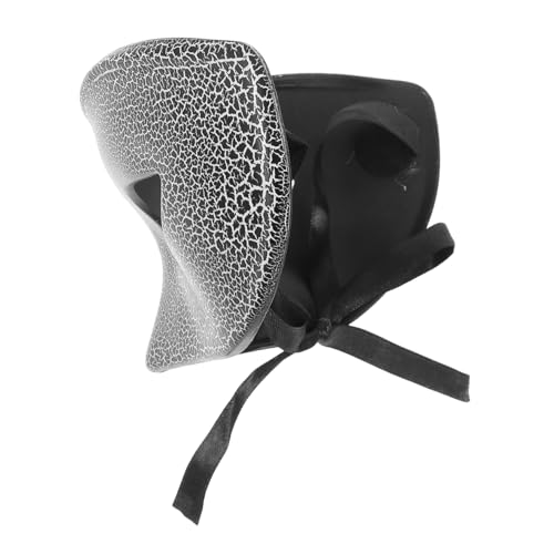 SHERCHPRY Crack Masquerade Halbgesichtsmaske Halloween Karneval Kostüm Accessoire Kunststoff Langlebig Farbecht Auffälliges Design für Rollenspiel und Fotografie von SHERCHPRY