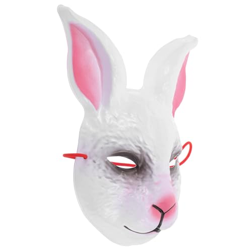 SHERCHPRY Creepy Rabbit Maske Für Halloween Halbgesicht Tiermaske Für Cosplay Und Kostümparty Bequeme Und Auffällige Hasenmaske Für Schüler Und Junge Menschen SHERCHPRY Creepy Rabbit Maske Für Halloween Halbgesicht Tiermaske Für Cosplay Und Kostümparty Bequeme Und Auffällige Hasenmaske Für Schüler Und Junge Menschen von SHERCHPRY