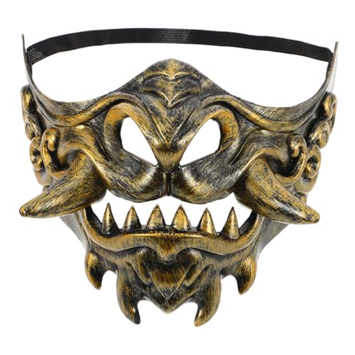 SHERCHPRY Dämonen Halbmaske für Männer und Frauen für Halloween Karneval und Theateraufführungen Atmungsaktiv und Verstellbar SHERCHPRY Dämonen Halbmaske für Männer und Frauen für Halloween Karneval und Theateraufführungen Atmungsaktiv und Verstellbar von SHERCHPRY