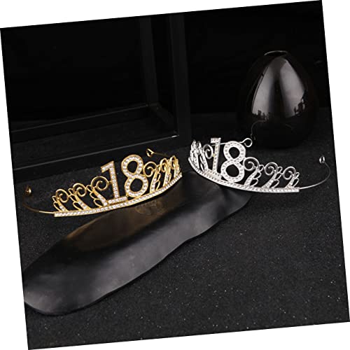 SHERCHPRY Digitale Krone Tiara geburtstagstorte dekoration Kristall-Geburtstags-Diademe Kronenornament aus Metall Mini-Tiara-Krone Kronendekor Krone für Kuchendeckel Silver SHERCHPRY Digitale Krone Tiara geburtstagstorte dekoration Kristall-Geburtstags-Diademe Kronenornament aus Metall Mini-Tiara-Krone Kronendekor Krone für Kuchendeckel Silver von SHERCHPRY