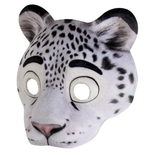 SHERCHPRY EVA Schneeleopard Cosplay Maske mit Elastischem Band Leichte Tiermaske für Karneval Halloween und Kostümparty Atmungsaktive und Komfortable Verkleidung für Erwachsene SHERCHPRY EVA Schneeleopard Cosplay Maske mit Elastischem Band Leichte Tiermaske für Karneval Halloween und Kostümparty Atmungsaktive und Komfortable Verkleidung für Erwachsene von SHERCHPRY
