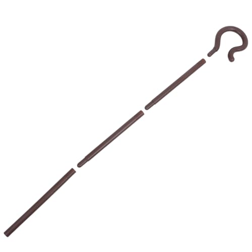 SHERCHPRY Eleganter Halloween Zierstock Braun als Cosplay Requisite und Tanzstab Vielseitiger Party Stab für Kostüm Bühnenauftritte und Festliche Dekoration von SHERCHPRY