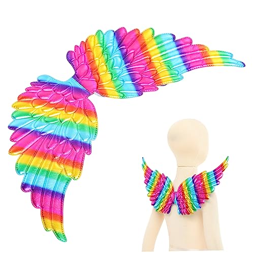 SHERCHPRY Elfen-Engelsflügel Feenflügel für Erwachsene Halloween-Cosplay-Flügel Feenflügel Primzahl the hallow heeloween großer Feenflügel Performance-Engelsflügel-Stütze Polyester Colorful SHERCHPRY Elfen-Engelsflügel Feenflügel für Erwachsene Halloween-Cosplay-Flügel Feenflügel Primzahl the hallow heeloween großer Feenflügel Performance-Engelsflügel-Stütze Polyester Colorful von SHERCHPRY