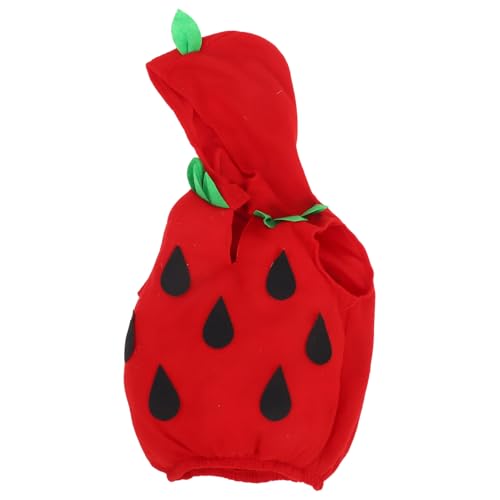 SHERCHPRY Erdbeer-babykostüm Aus Weichem Material Mit Wärmender Kapuze Für Halloween-outfits Und Obstkostüm-partys Passend Für Kleinkinder SHERCHPRY Erdbeer-babykostüm Aus Weichem Material Mit Wärmender Kapuze Für Halloween-outfits Und Obstkostüm-partys Passend Für Kleinkinder von SHERCHPRY