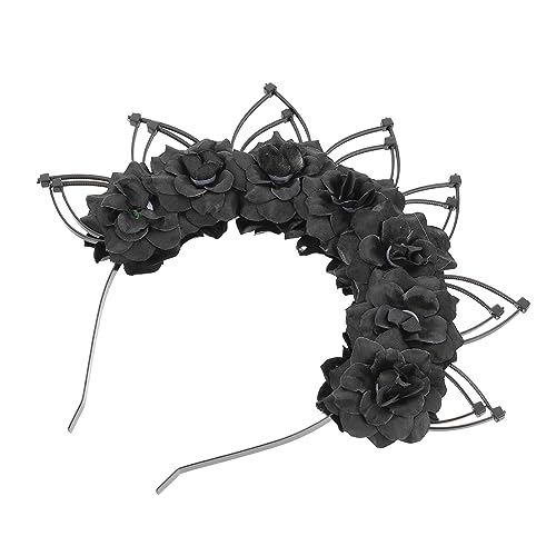 SHERCHPRY Gothic Haarreifen mit Extravaganter Blume für Kostümpartys Vielseitiges Haarschmuck Accessoire für Besondere Anlässe und DIY Haarkreationen SHERCHPRY Gothic Haarreifen mit Extravaganter Blume für Kostümpartys Vielseitiges Haarschmuck Accessoire für Besondere Anlässe und DIY Haarkreationen von SHERCHPRY