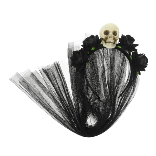 SHERCHPRY Gothic Haarschmuck mit Schleier Halloween Haarreif für Damen Langlebig und Bequem Kopfdekoration für Festivals und Kostüme für Partys und Fotoshootings SHERCHPRY Gothic Haarschmuck mit Schleier Halloween Haarreif für Damen Langlebig und Bequem Kopfdekoration für Festivals und Kostüme für Partys und Fotoshootings von SHERCHPRY
