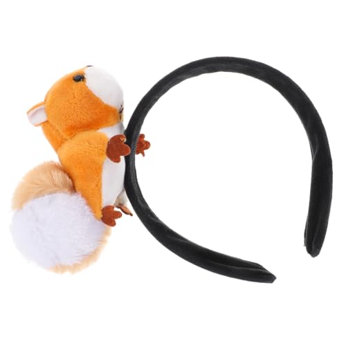 SHERCHPRY Haarreif Eichhörnchen Plüsch Stirnband Cartoon Tierkopfband Party Kopfschmuck Niedlich Weich Komfortabel Für Kostümfest Cosplay Mädchen SHERCHPRY Haarreif Eichhörnchen Plüsch Stirnband Cartoon Tierkopfband Party Kopfschmuck Niedlich Weich Komfortabel Für Kostümfest Cosplay Mädchen von SHERCHPRY