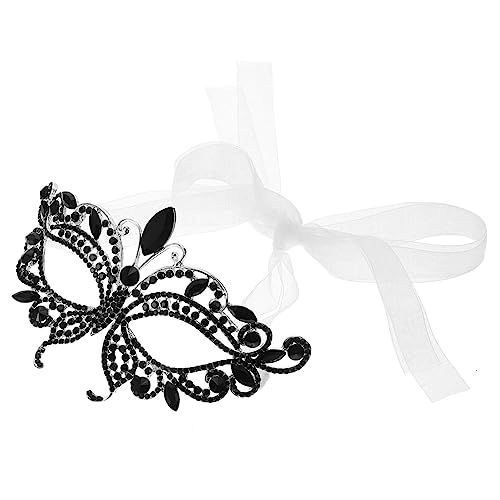 SHERCHPRY Halbmaske Für Maskerade Karneval Halbmaske Rave Maske Masken Für Frauen Halbgesicht Dekoration Für Halloween Halbkostüme Halloween Nonne Weiße Maske Halloween von SHERCHPRY