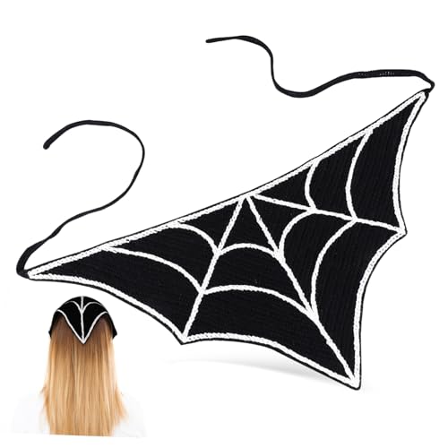 SHERCHPRY Halloween Bandana Kopfschmuck Dreieckstuch Für Erwachsene Vielseitiges Stirnband Mit Einzigartigem Spinnen-netz-design Für Halloween-feiern Und Kostüme SHERCHPRY Halloween Bandana Kopfschmuck Dreieckstuch Für Erwachsene Vielseitiges Stirnband Mit Einzigartigem Spinnen-netz-design Für Halloween-feiern Und Kostüme von SHERCHPRY
