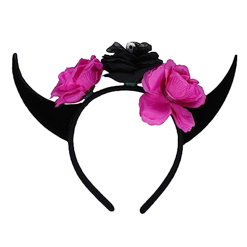 SHERCHPRY Halloween Blumenhörner Haar Stirnband Süßes Cosplay Kopfschmuck für Partys Leicht und Tragbar für Kostüme und Rollenspiele Geeignet für Altersgruppen SHERCHPRY Halloween Blumenhörner Haar Stirnband Süßes Cosplay Kopfschmuck für Partys Leicht und Tragbar für Kostüme und Rollenspiele Geeignet für Altersgruppen von SHERCHPRY