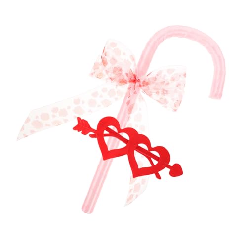 SHERCHPRY Halloween Bowknot Cane mit Herzpfeil Sonnenbrille Cosplay Bühnenrequisiten für Valentinstag Tanzparty und Rollenspiel Einheitsgröße Rosa SHERCHPRY Halloween Bowknot Cane mit Herzpfeil Sonnenbrille Cosplay Bühnenrequisiten für Valentinstag Tanzparty und Rollenspiel Einheitsgröße Rosa von SHERCHPRY