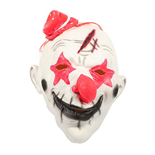 SHERCHPRY Halloween Clown Maske Lustige Clown Requisiten Halloween Kostüme Für Erwachsene Clown Für Erwachsene Lustiges Halloween Kostüm Kompletter Clown Halloween Gruseliges von SHERCHPRY
