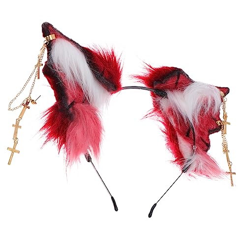 SHERCHPRY Halloween Haarreif mit Teufel Fledermaus Design Weicher Plüsch mit Ohrkette Modisches Cosplay Kostüm Accessoire für Halloween Partys und Festliche Anlässe SHERCHPRY Halloween Haarreif mit Teufel Fledermaus Design Weicher Plüsch mit Ohrkette Modisches Cosplay Kostüm Accessoire für Halloween Partys und Festliche Anlässe von SHERCHPRY