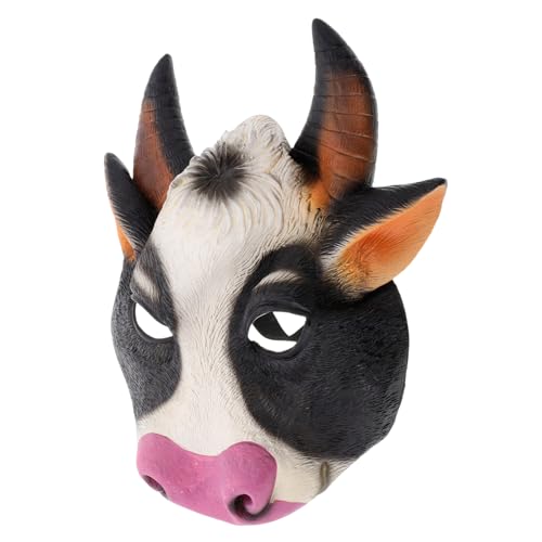 SHERCHPRY Vielseitige Halloween-kuhmaske Tierkopfbedeckung Für Cosplay Maskenparty Requisite von SHERCHPRY