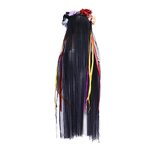SHERCHPRY Halloween Rosenkopfschmuck mit Netz Haarband für Kostümpartys Perfektes Accessoire für Mädchen und für Halloween Weihnachten und Geburtstagsfeiern Leicht und Tragbar für Einen SHERCHPRY Halloween Rosenkopfschmuck mit Netz Haarband für Kostümpartys Perfektes Accessoire für Mädchen und für Halloween Weihnachten und Geburtstagsfeiern Leicht und Tragbar für Einen von SHERCHPRY