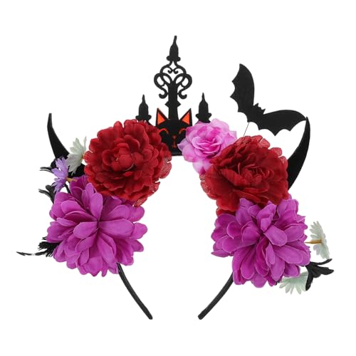 SHERCHPRY Halloween Stirnband Teufelshörner und Fledermaus Dunkles Design Bequemes Party Haarreif Damen Halloween Kostüm Zubehör SHERCHPRY Halloween Stirnband Teufelshörner und Fledermaus Dunkles Design Bequemes Party Haarreif Damen Halloween Kostüm Zubehör von SHERCHPRY