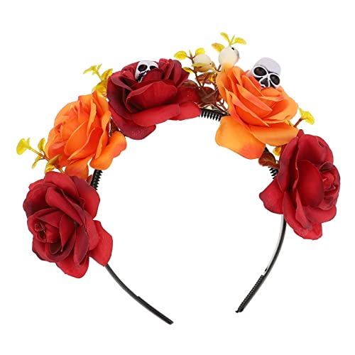 SHERCHPRY Halloween Stirnband mit und Rosen Dekoratives Party Haarschmuck für Damen Leichtes Modisches Halloween Accessoire für Cosplay und Festliche Anlässe von SHERCHPRY