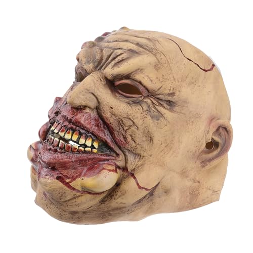 SHERCHPRY Beeindruckende Maske Halloween-Maske Neuheitsmaske gruselige Masken Horrormaske Horror-Zombie-Maske bilden Geistermaske von SHERCHPRY