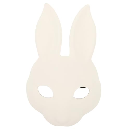 SHERCHPRY Karnevals Kaninchen Maske Karnevals Häschen Maske Halbgesichts Maskenball Cosplay Gesichtsbedeckung Häschen Für Erwachsene Kostüm Zubehör Cosplay von SHERCHPRY
