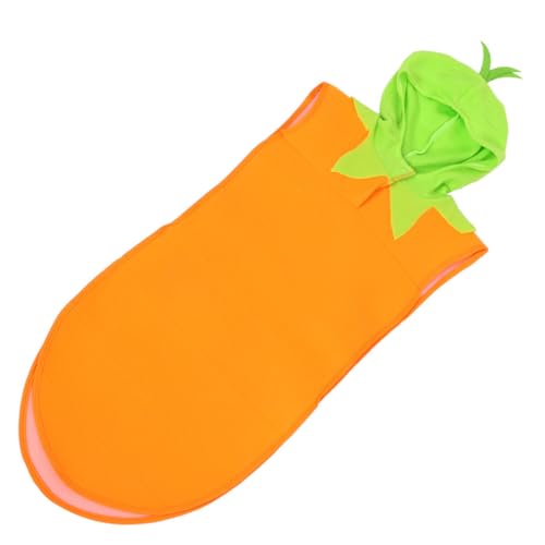 SHERCHPRY Karotten Styling Anzug Kleidung Für Outfits Kinderkleidung Cosplay Requisite Gemüsekleidung Cosplay Kostüm Gemüsekostüm Polyester Polyester Orange von SHERCHPRY