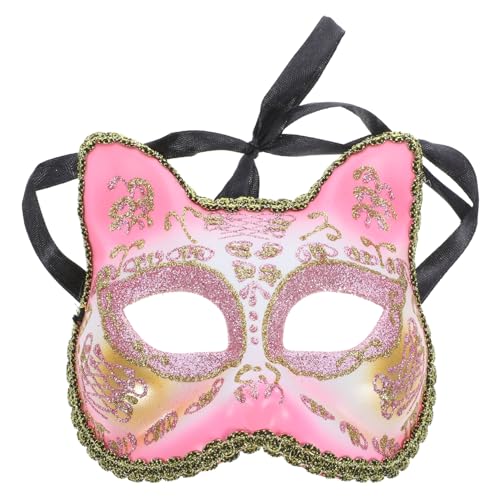 SHERCHPRY Katzenmaske für Halbmaske im Katzen Design für Halloween Partys und Cosplay Farbenfroh und für Kreative Kostüme und Unvergessliche Erinnerungen SHERCHPRY Katzenmaske für Halbmaske im Katzen Design für Halloween Partys und Cosplay Farbenfroh und für Kreative Kostüme und Unvergessliche Erinnerungen von SHERCHPRY