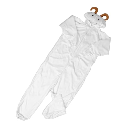 SHERCHPRY Kleidung Halloween Ziege Cosplay Kleid Ziege Kostüm Festival Outfits Festival Tier Performance Wear Halloween Kostüm Kleidung Weiß Baumwolle SHERCHPRY Kleidung Halloween Ziege Cosplay Kleid Ziege Kostüm Festival Outfits Festival Tier Performance Wear Halloween Kostüm Kleidung Weiß Baumwolle von SHERCHPRY