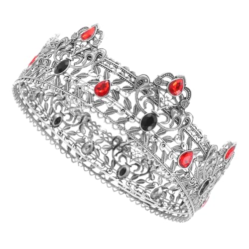 SHERCHPRY Königliche Krone für Männer Geburtstags Cosplay Tiara Schmuckkrone mit Strass für Halloween Kostüme Karneval und Maskenbälle SHERCHPRY Königliche Krone für Männer Geburtstags Cosplay Tiara Schmuckkrone mit Strass für Halloween Kostüme Karneval und Maskenbälle von SHERCHPRY