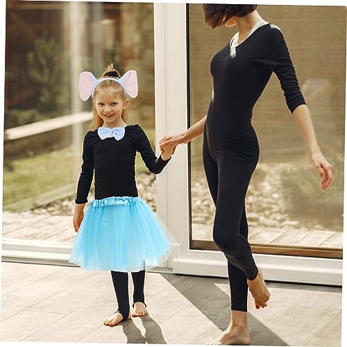 SHERCHPRY Kostüm für Erwachsene mit Elastischem Tüllrock und Niedlichem Elefantenohren Haarreif Bequemes Stoffmaterial Verstellbar für Karneval Halloween Party Cosplay von SHERCHPRY