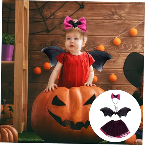 SHERCHPRY Kostümset Prinzessin Kleid mit Fledermausflügeln Teiliges Party und Bühnenkostüm für Mädchen mit Haarband Hautfreundlich und Langlebig für Auftritte und Rollenspiele SHERCHPRY Kostümset Prinzessin Kleid mit Fledermausflügeln Teiliges Party und Bühnenkostüm für Mädchen mit Haarband Hautfreundlich und Langlebig für Auftritte und Rollenspiele von SHERCHPRY