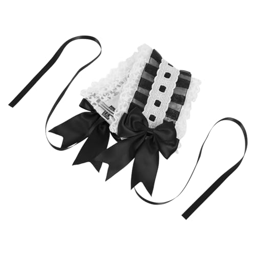 SHERCHPRY Lolita Haarschmuck Lace Headpiece für Damen und Mädchen Schwarzes Haarband für Cosplay Partys und Festivals Vielseitiges Haarschmuck Accessoire SHERCHPRY Lolita Haarschmuck Lace Headpiece für Damen und Mädchen Schwarzes Haarband für Cosplay Partys und Festivals Vielseitiges Haarschmuck Accessoire von SHERCHPRY