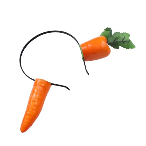 SHERCHPRY Lustiger Karotten haarreif aus Stoff für Damen Langlebiger Haarschmuck für Party Halloween und Festivals Bequeme Kopfbedeckung mit Detailreicher Verarbeitung von SHERCHPRY