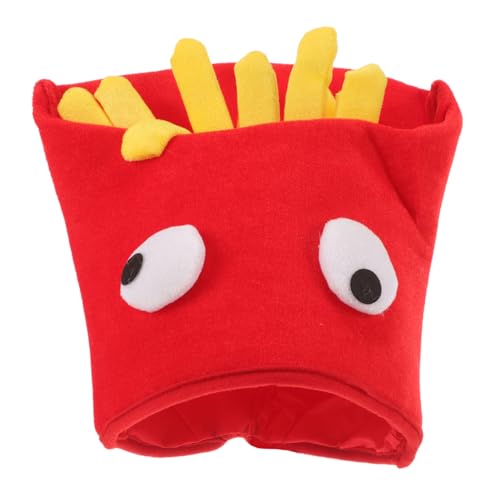SHERCHPRY Lustiger Pommes Frites Hut Kostüm Kopfbedeckung Party Mütze Unisex Halloween Bühne Fotoaccessoire SHERCHPRY Lustiger Pommes Frites Hut Kostüm Kopfbedeckung Party Mütze Unisex Halloween Bühne Fotoaccessoire von SHERCHPRY