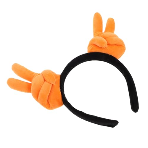 SHERCHPRY Lustiges Haarband mit Handgeste Plüsch Haarreifen Stirnband für Partys Halloween Weihnachten Bequemes Accessoire von SHERCHPRY