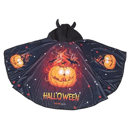 SHERCHPRY Magischer Umhang Kostüm Haube Hoch Stütze Kap Party Vampir Erwachsene Capes Mantel Halloween Cosplay Wolle Karnevalsumhang-Requisite Maskerade Umhang Stoff von SHERCHPRY