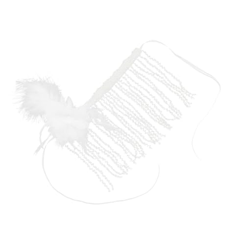 SHERCHPRY Maske Mit Federfransen Rave-gesichtsmaske Kettenmaske Spitzenmaskerademaske Für Frauen Maskenkostüme Für Frauen Maskerade Diy-masken Halloween-leuchtmaske Quastenmaske Plastik Weiß SHERCHPRY Maske Mit Federfransen Rave-gesichtsmaske Kettenmaske Spitzenmaskerademaske Für Frauen Maskenkostüme Für Frauen Maskerade Diy-masken Halloween-leuchtmaske Quastenmaske Plastik Weiß von SHERCHPRY