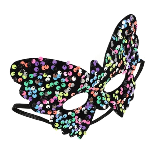 SHERCHPRY Maske funkeln Halloween Gesicht Paillette Party Dekoration Hälfte Mardi Gras Mask Polyester von SHERCHPRY