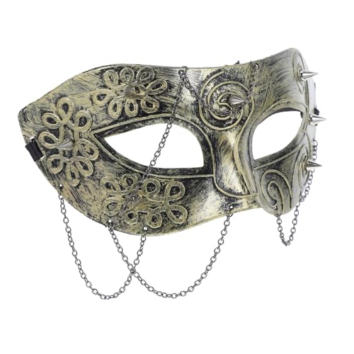 SHERCHPRY Mechanische Maskerade für Männer und Frauen mit Kettenakzenten für Halloween Cosplay und Karneval SHERCHPRY Mechanische Maskerade für Männer und Frauen mit Kettenakzenten für Halloween Cosplay und Karneval von SHERCHPRY