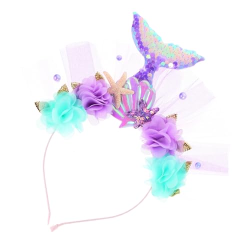 SHERCHPRY Mermaid Haarband mit Glitzer Einzigartiges Haaraccessoire für Partys und Besondere Anlässe für Hochzeiten Festivals und Bastelprojekte Langlebig und Rutschfest von SHERCHPRY