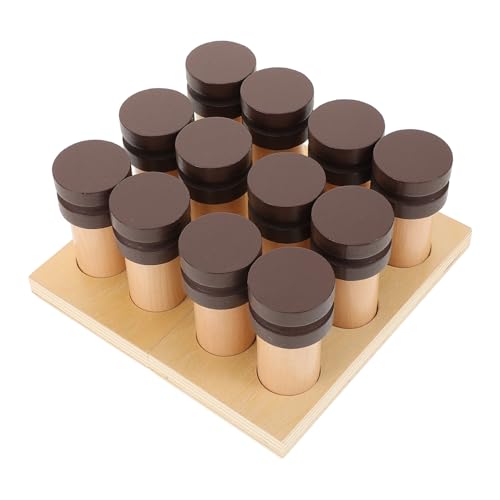 SHERCHPRY Montessori Holz Sinnesbox für Kleinkinder Interaktives Geruchstraining Pädagogisches Lernspielzeug für Vorschulkinder Robustes Tragbares Holzspielzeug Kreativität und Feinmotorik SHERCHPRY Montessori Holz Sinnesbox für Kleinkinder Interaktives Geruchstraining Pädagogisches Lernspielzeug für Vorschulkinder Robustes Tragbares Holzspielzeug Kreativität und Feinmotorik von SHERCHPRY