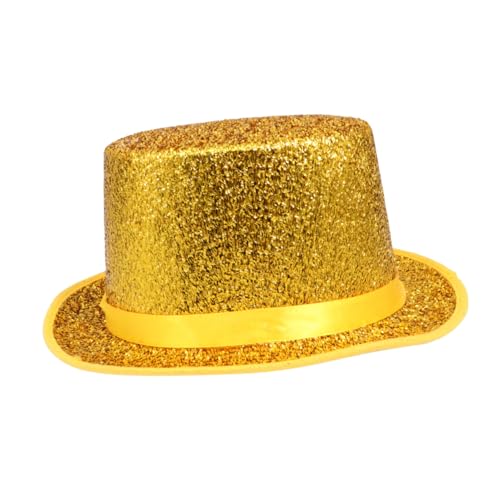 SHERCHPRY Pailletten Glitzer Party Hut Gelb Kostüm Accessoire Cosplay Bühnenhut Atmungsaktiv Kreatives Performance Zubehör für Karneval und Mottoparty SHERCHPRY Pailletten Glitzer Party Hut Gelb Kostüm Accessoire Cosplay Bühnenhut Atmungsaktiv Kreatives Performance Zubehör für Karneval und Mottoparty von SHERCHPRY