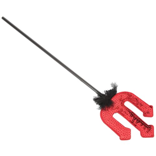 SHERCHPRY Party-Dämon-Requisite Halloween-Dreizack Cosplay Dämon Prop Halloween- Zubehör funkeln Halloween Costumes Halloween kostün Teufel Cosplay Halloween-Dämonen- Plastik von SHERCHPRY